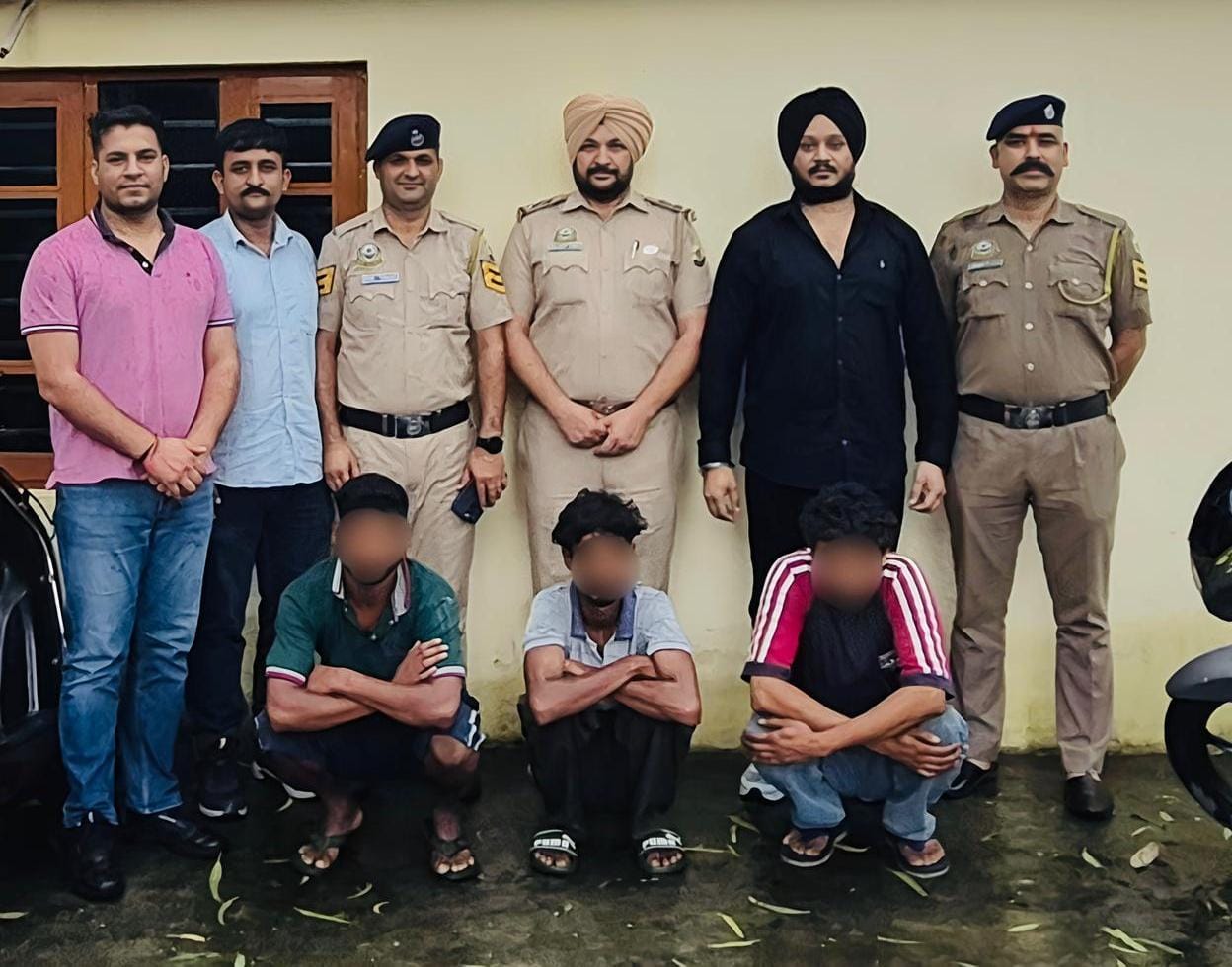 माजरा में शातिर चोर गिरोह का पर्दाफाश, 3 गिरफ्तार, 31 अगस्त तक पुलिस रिमांड पर